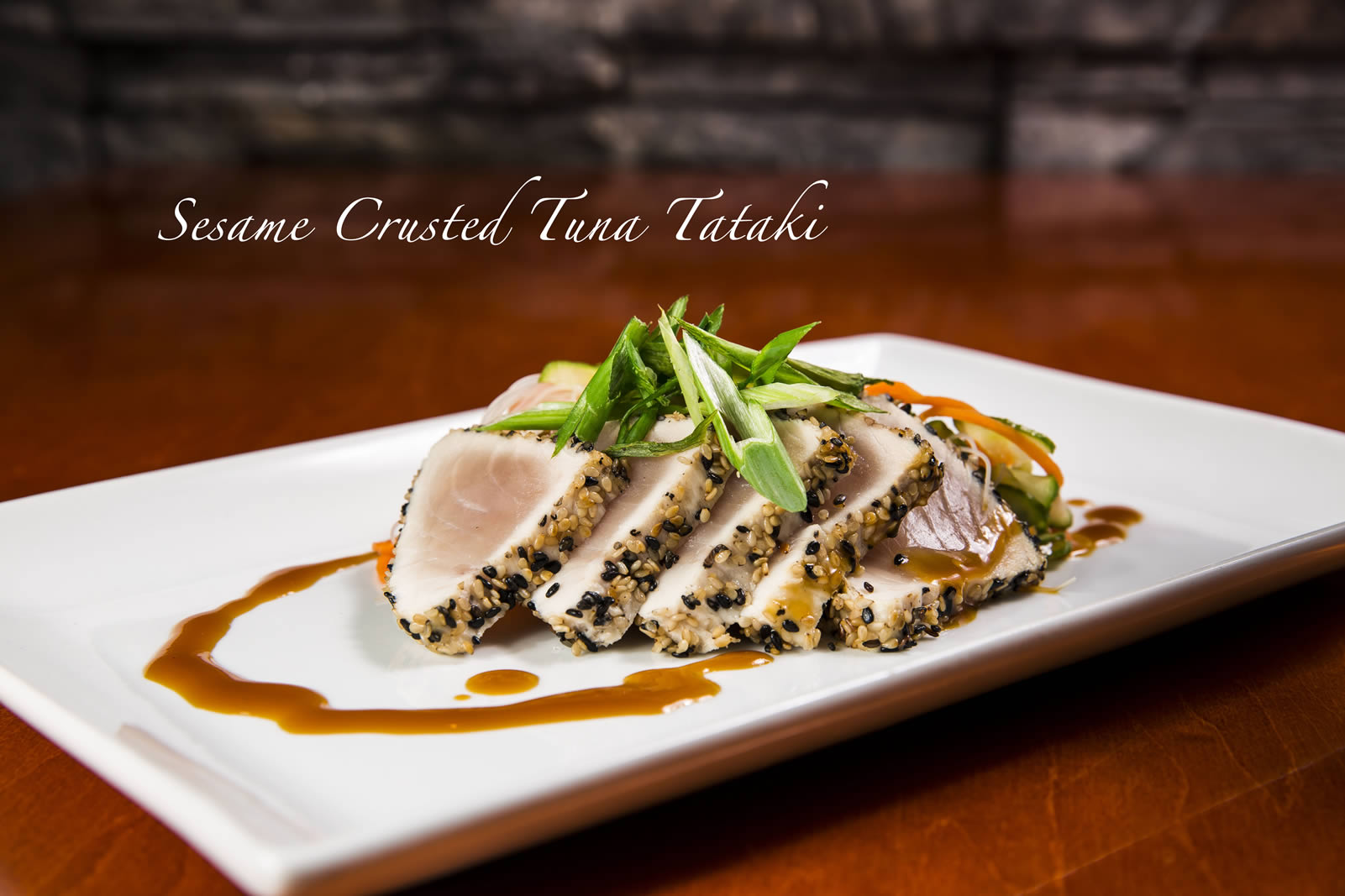 Sesame Crusted Tuna Tataki SIMONHOLT Restaurant FOOD, DRINK, LIVE MUSIC